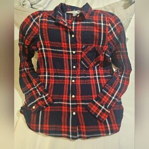 OLD NAVY NWOT PLAID TOP